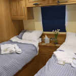 The Billet Hotel Boat Twin Room Beds