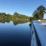The Billet moored at Mapledurham on The Thames